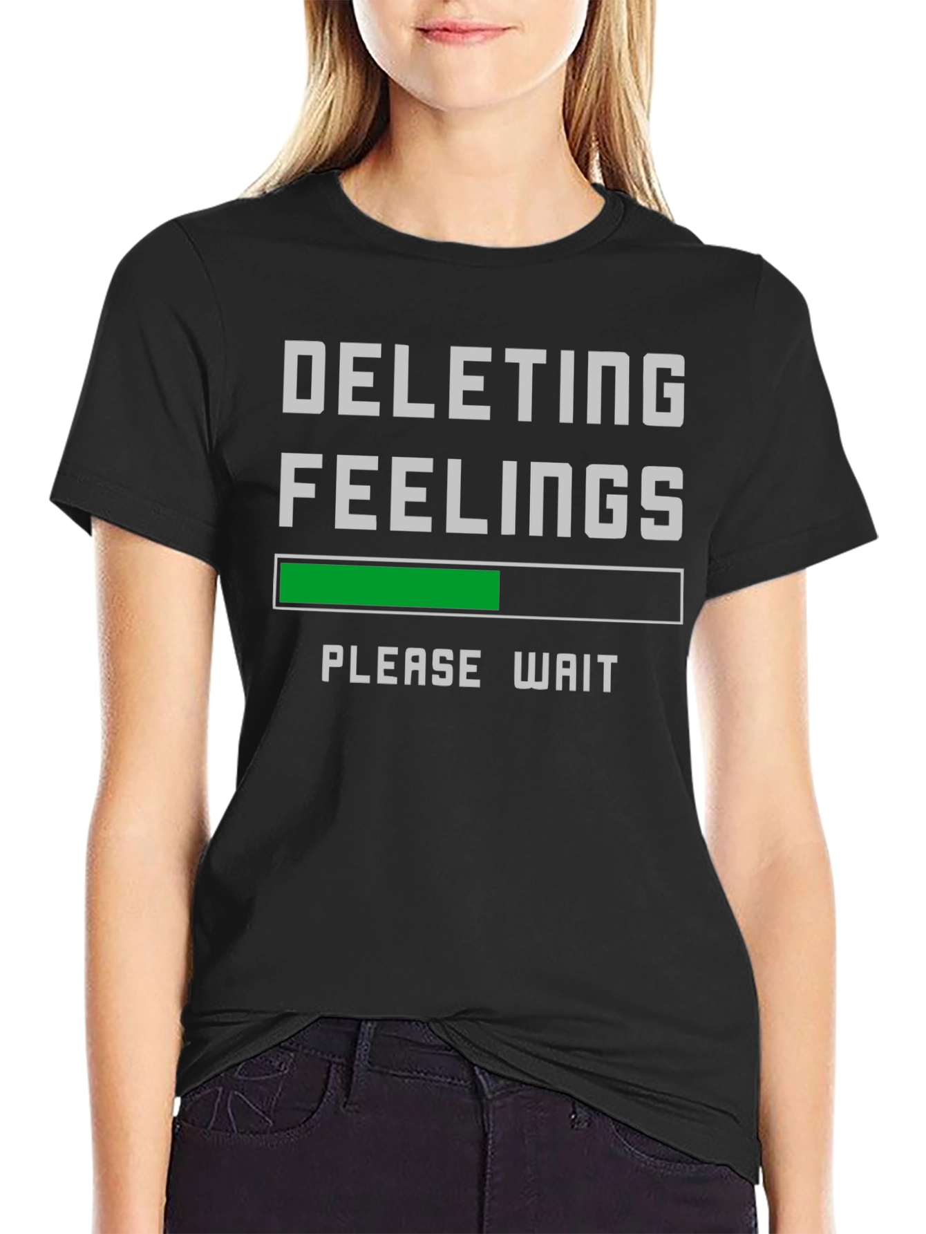 Deleting Feelings T-Shirt - Funny Sarcastic Graphic Tee