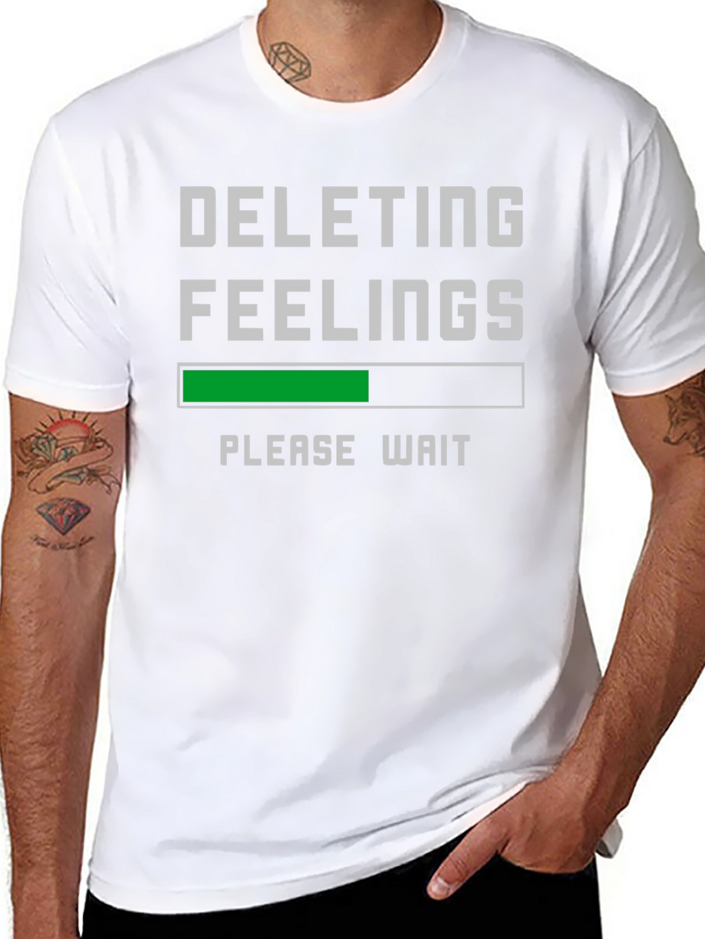 Deleting Feelings T-Shirt - Funny Sarcastic Graphic Tee