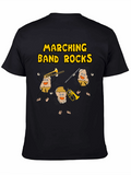 Marching Band Rocks Graphic T-Shirt