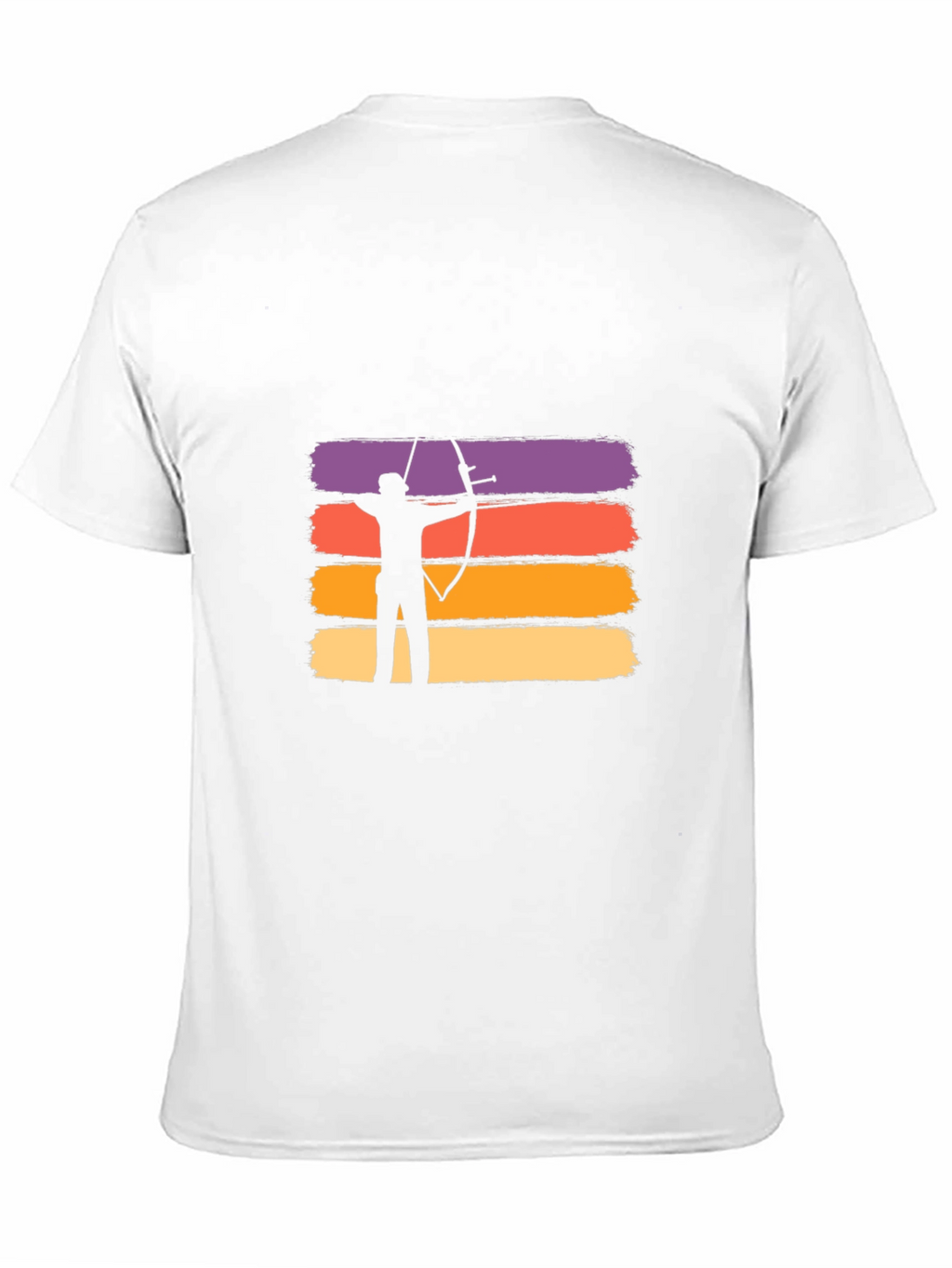 Archery Sunset Graphic T-Shirt - Black