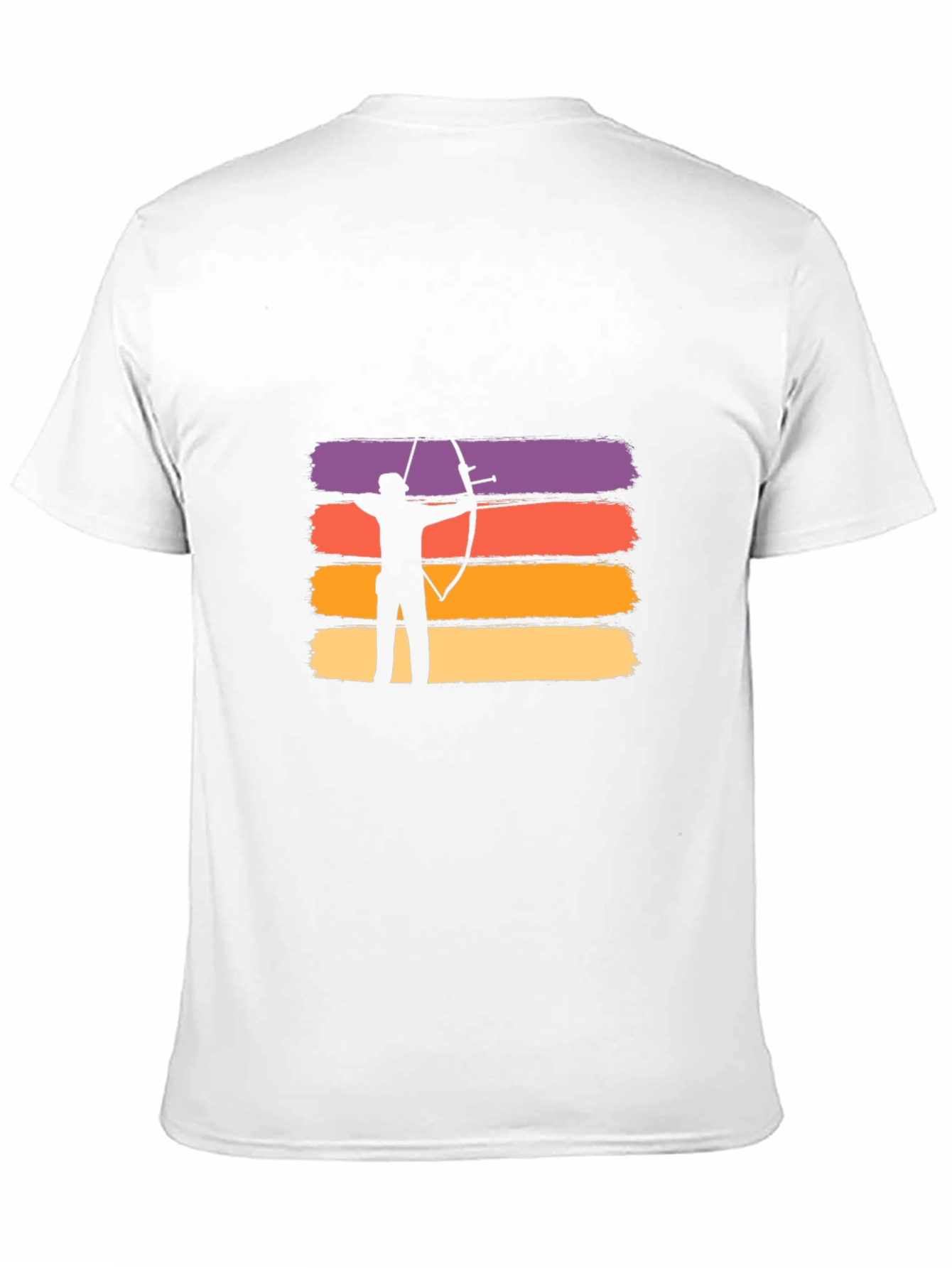 Archery Sunset Graphic T-Shirt - Black