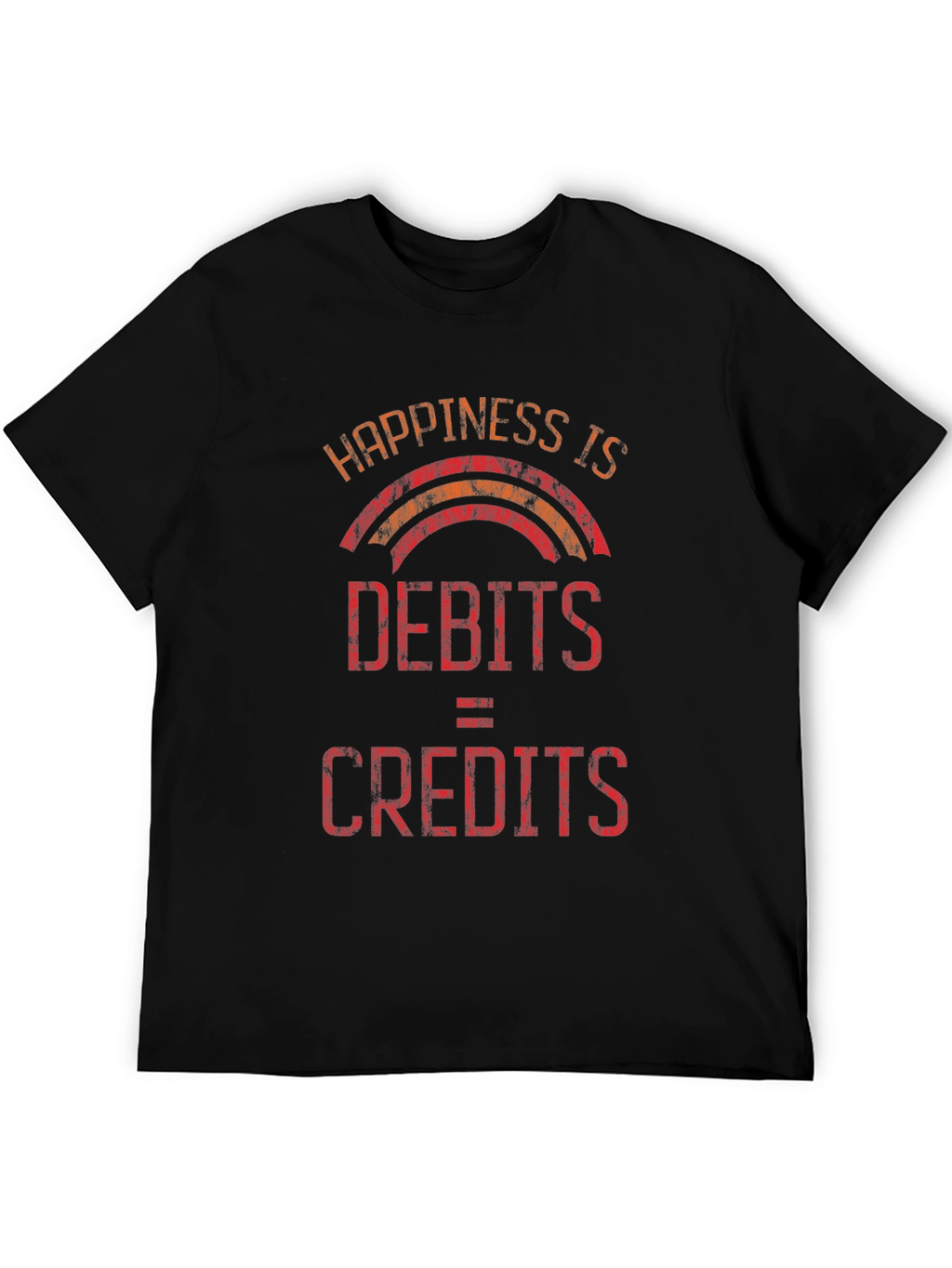 Happiness is Debits and Credits Graphic T-Shirt