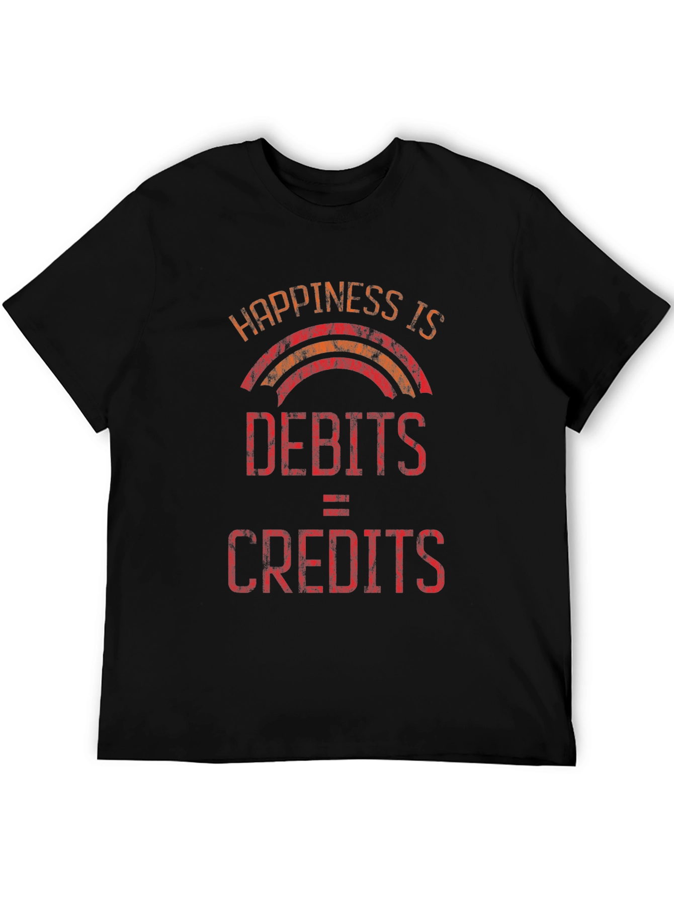 Happiness is Debits and Credits Graphic T-Shirt