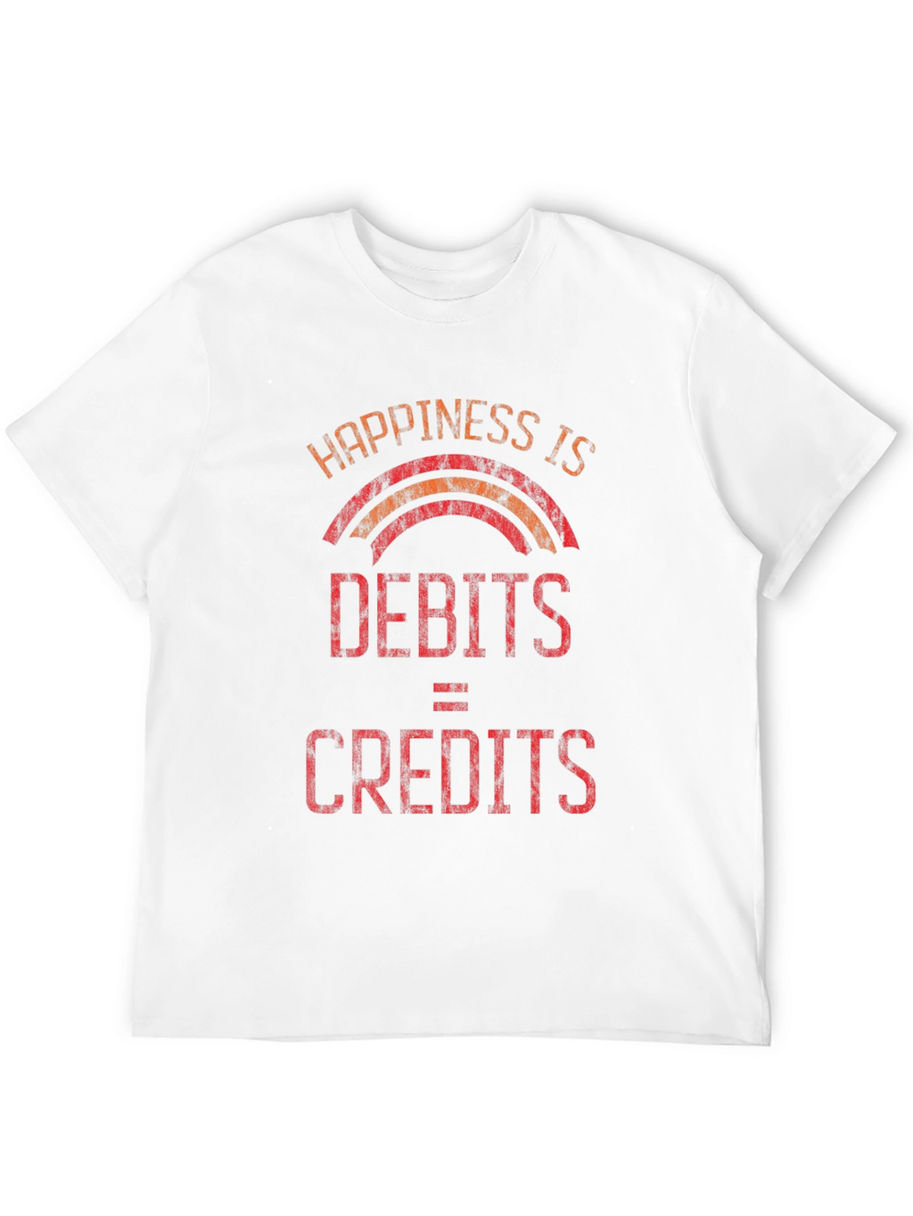 Happiness is Debits and Credits Graphic T-Shirt