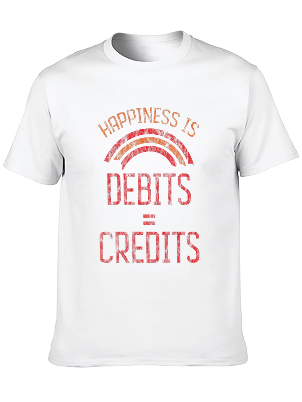 Happiness is Debits and Credits Graphic T-Shirt