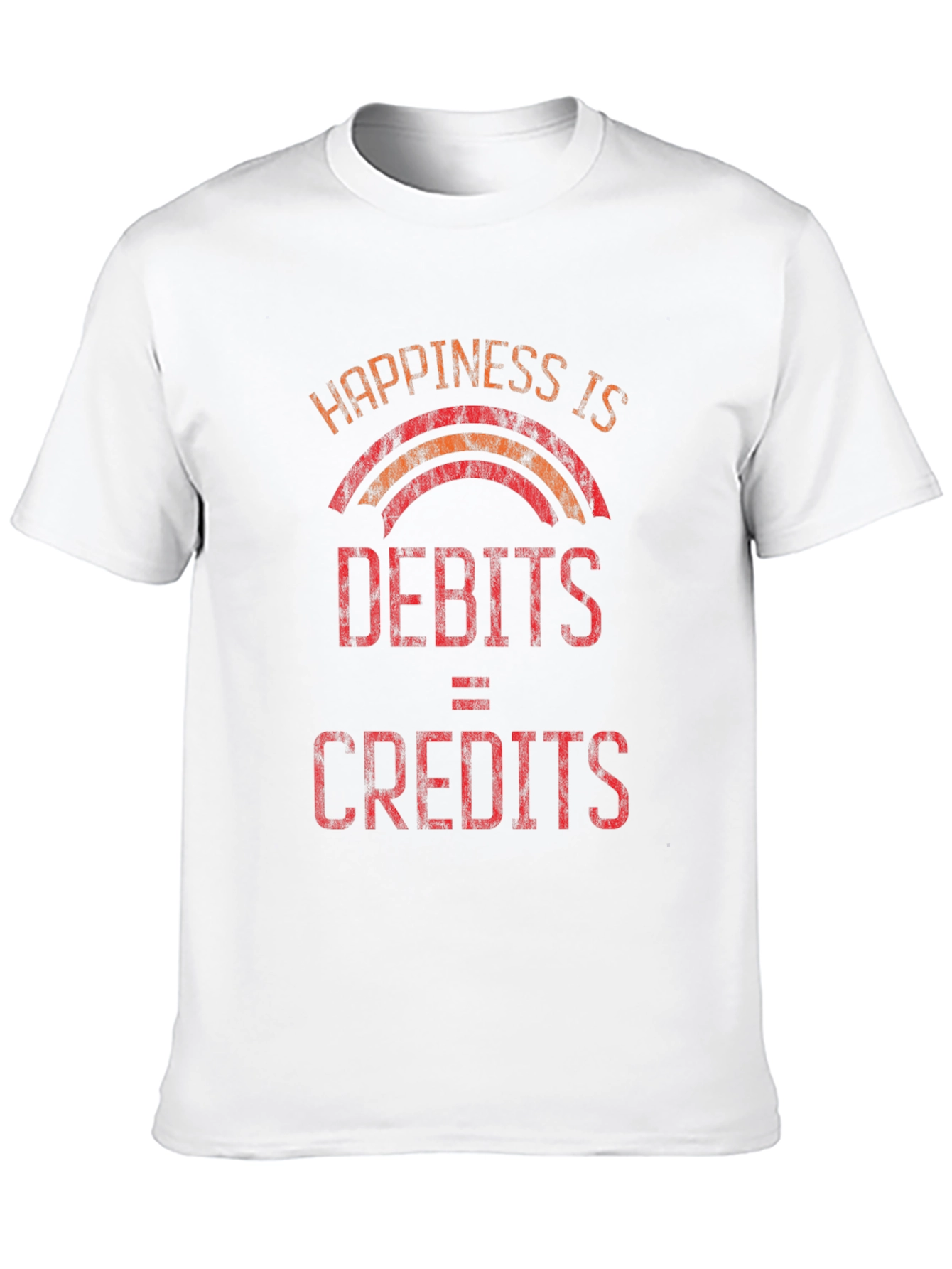 Happiness is Debits and Credits Graphic T-Shirt