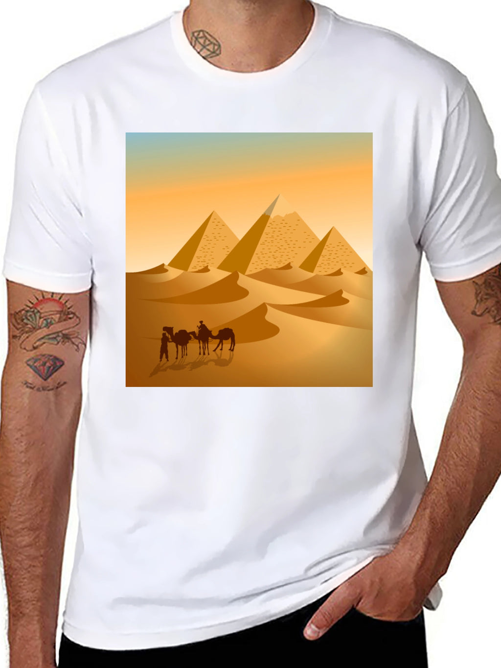 Egyptian Desert Graphic T-Shirt