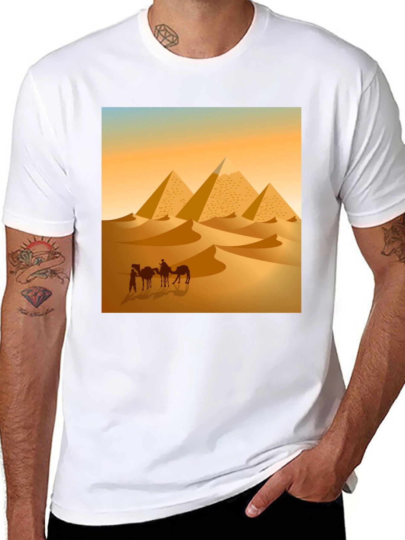 Egyptian Desert Graphic T-Shirt