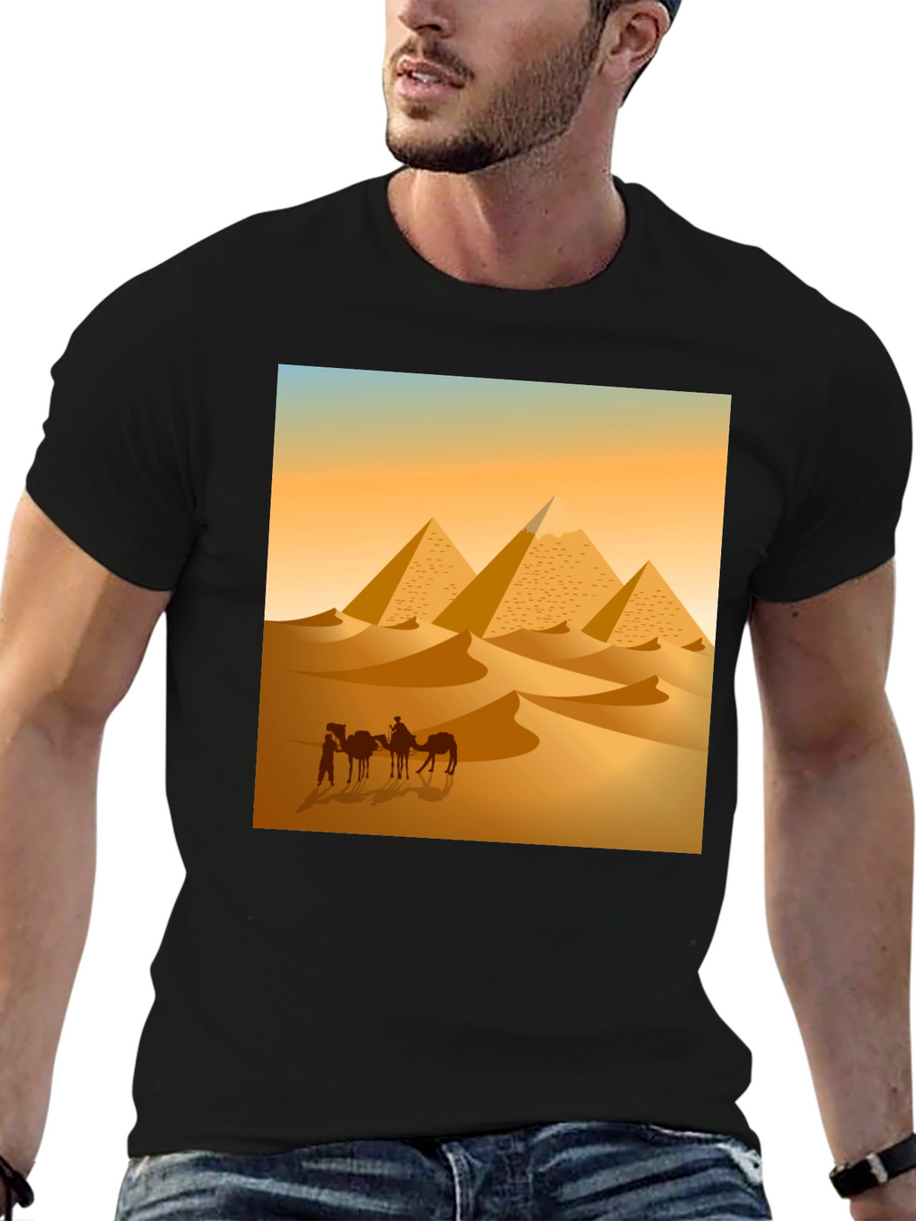 Egyptian Desert Graphic T-Shirt