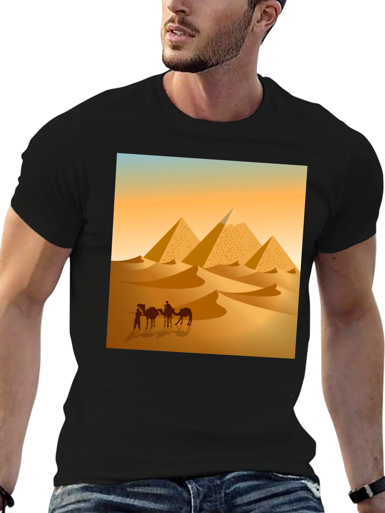 Egyptian Desert Graphic T-Shirt