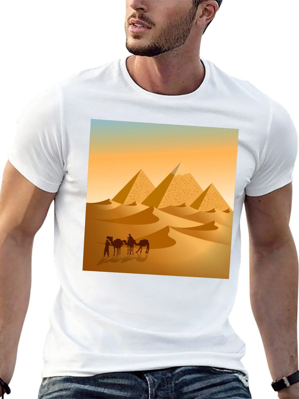 Egyptian Desert Graphic T-Shirt