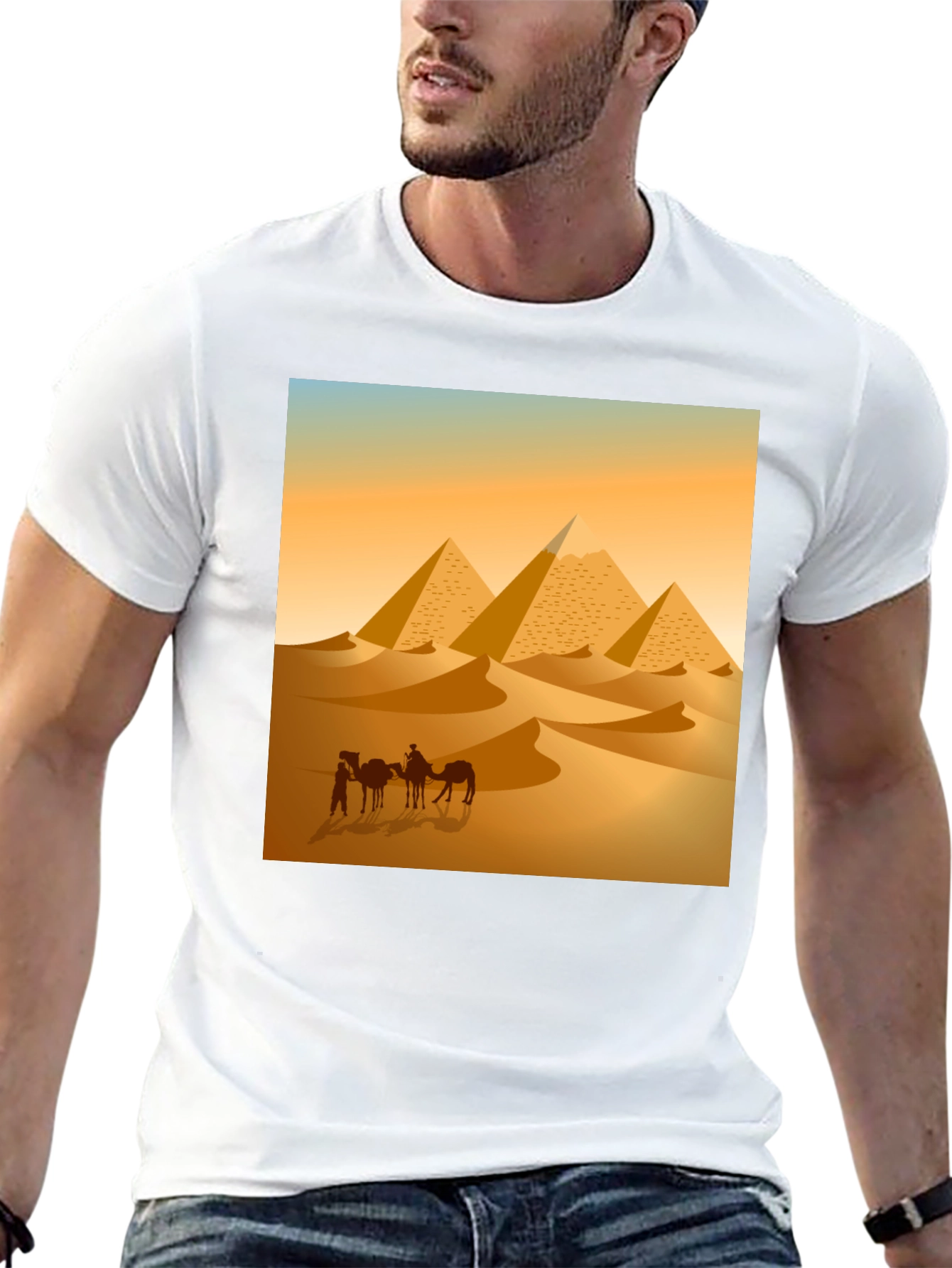 Egyptian Desert Graphic T-Shirt