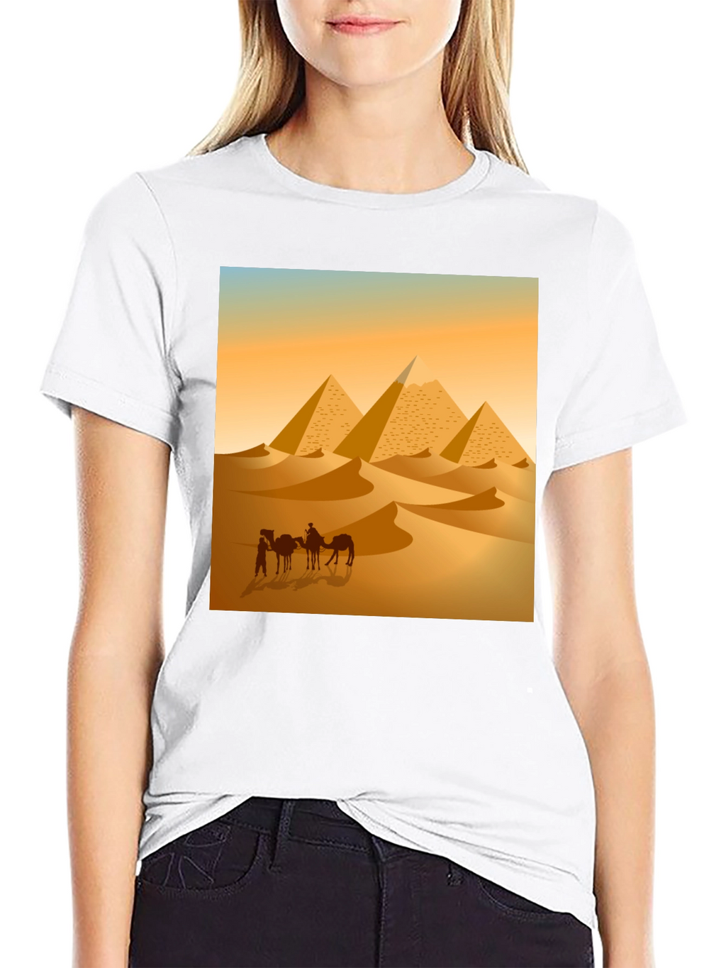 Egyptian Desert Graphic T-Shirt