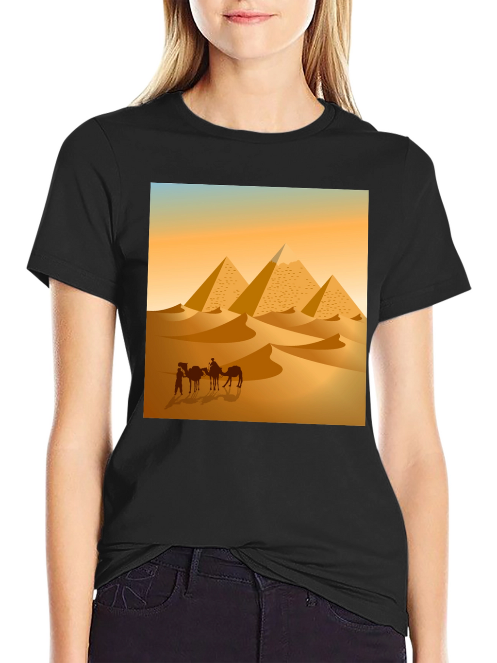 Egyptian Desert Graphic T-Shirt