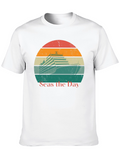 Seas the Day Cruise Ship Graphic Tee