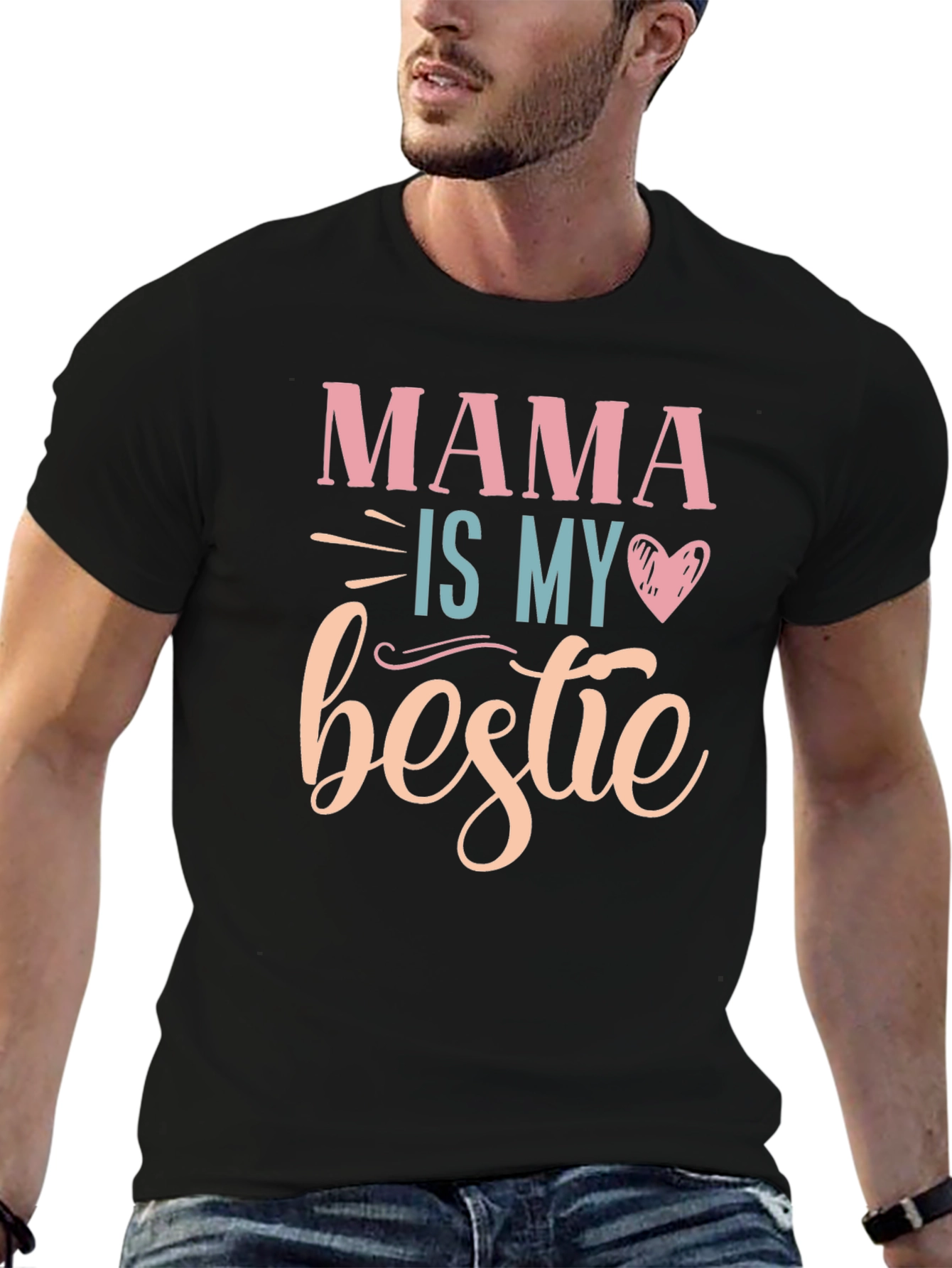 Mama Is My Bestie - Graphic T-Shirt