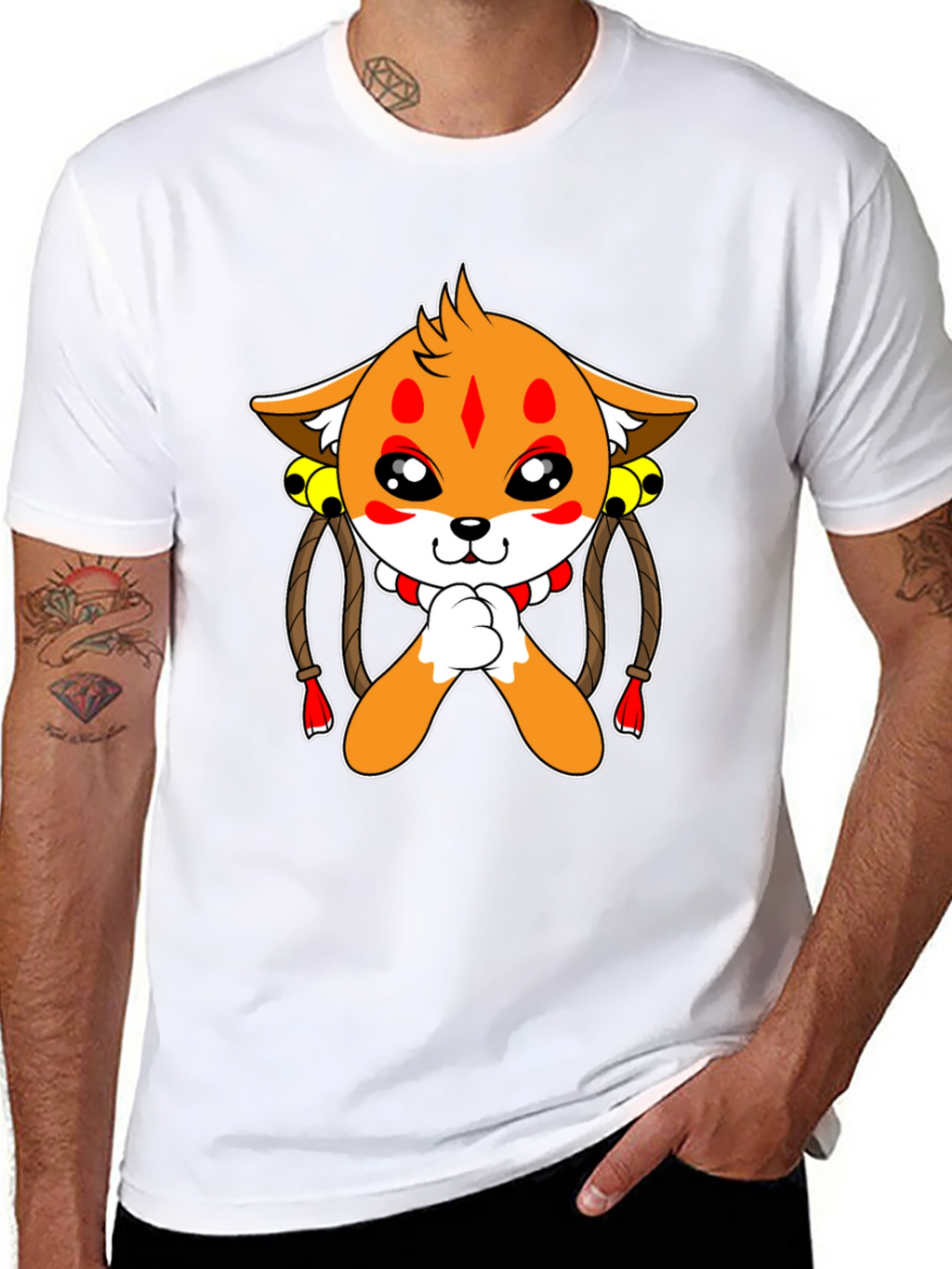 Cute Cartoon Fox T-Shirt - Unique Graphic Tee