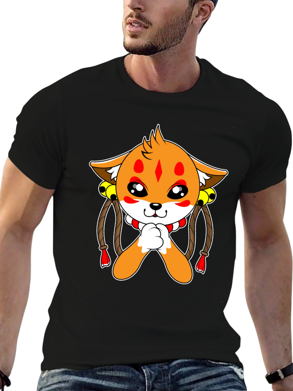 Cute Cartoon Fox T-Shirt - Unique Graphic Tee