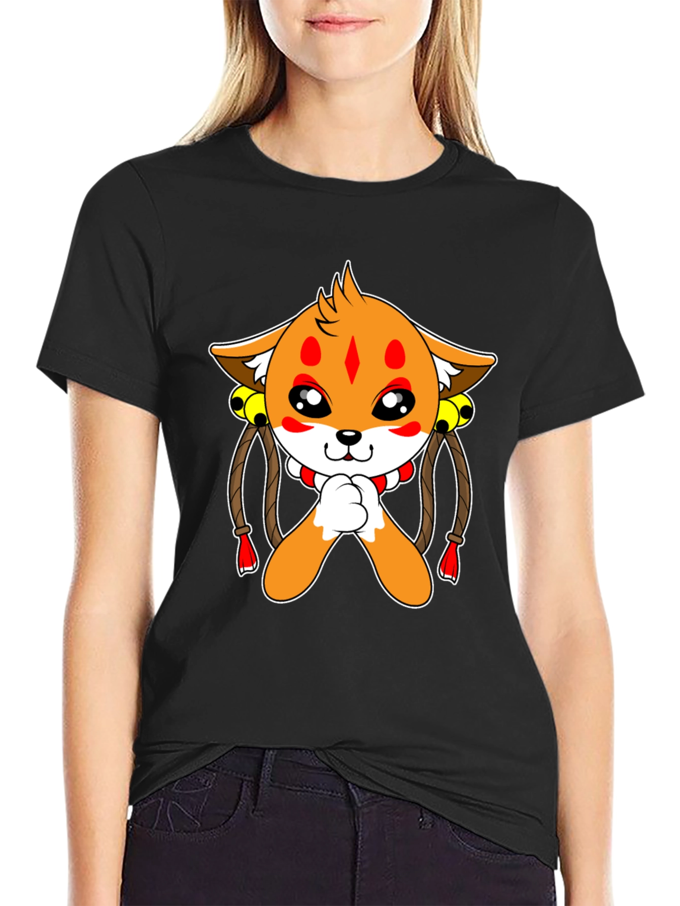 Cute Cartoon Fox T-Shirt - Unique Graphic Tee