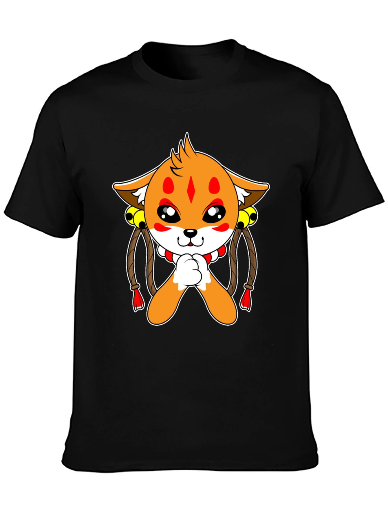 Cute Cartoon Fox T-Shirt - Unique Graphic Tee