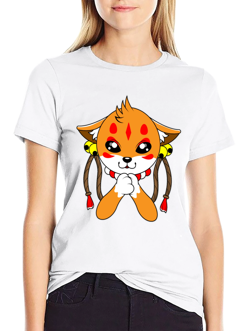 Cute Cartoon Fox T-Shirt - Unique Graphic Tee