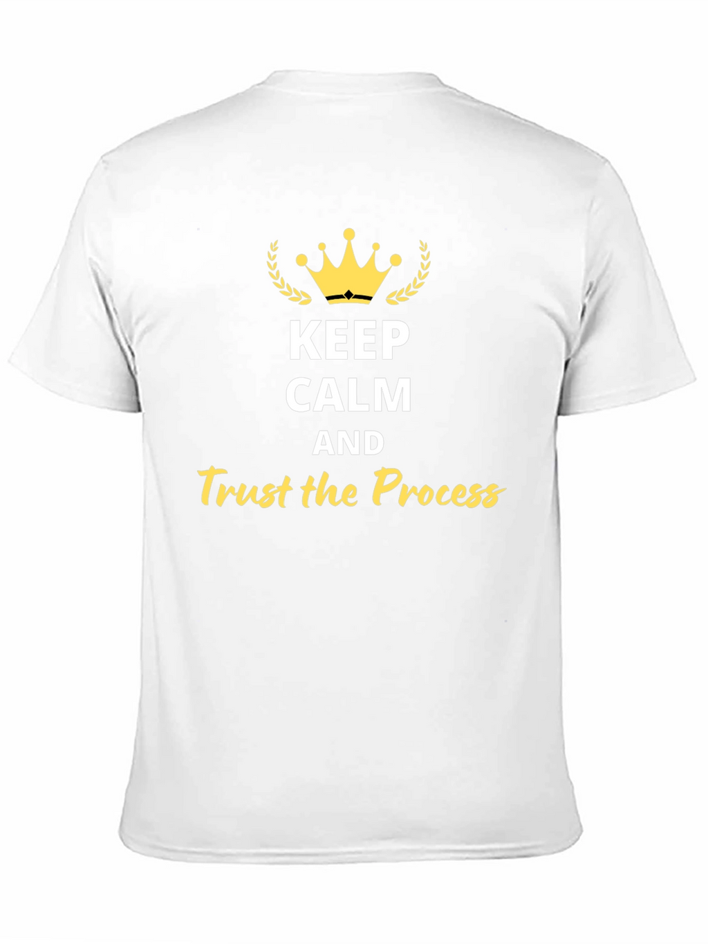 Keep Calm and Trust the Process Black Tee