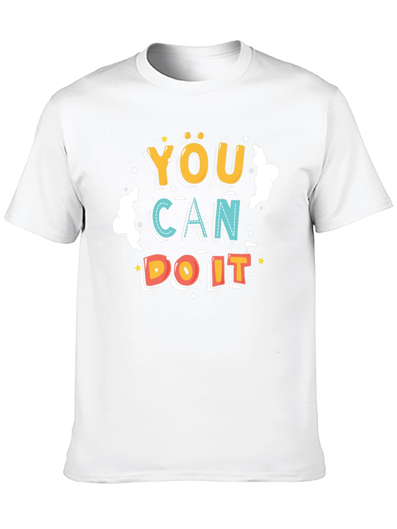 Motivational You Can Do It Black T-Shirt
