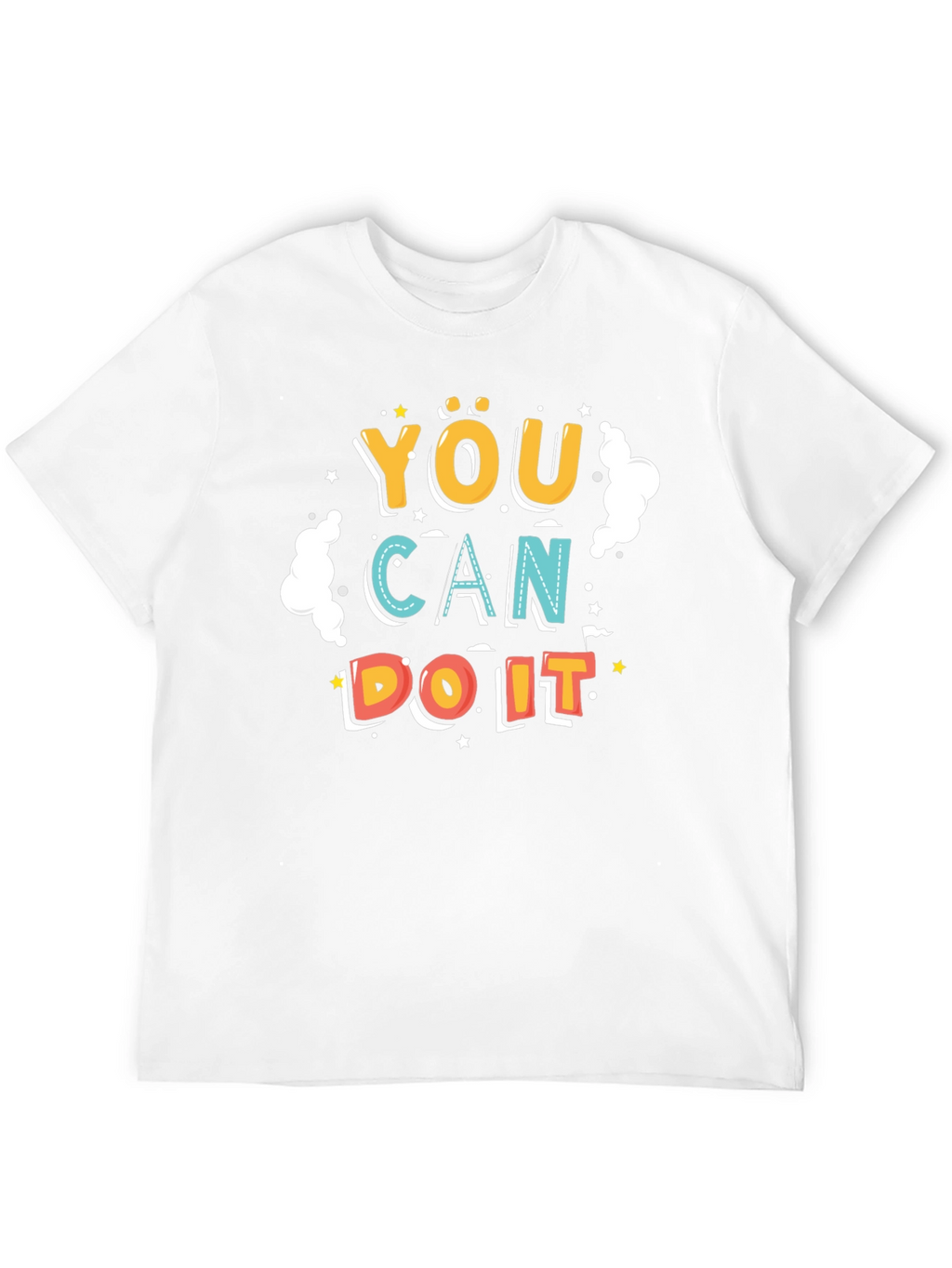 Motivational You Can Do It Black T-Shirt