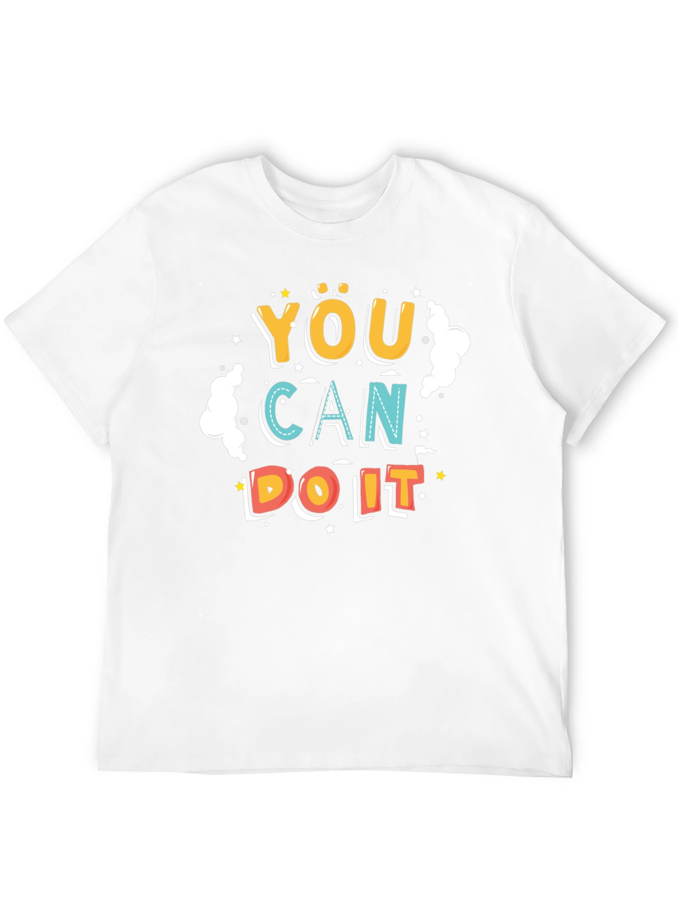 Motivational You Can Do It Black T-Shirt