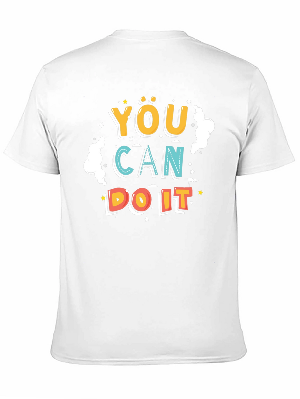 Motivational You Can Do It Black T-Shirt