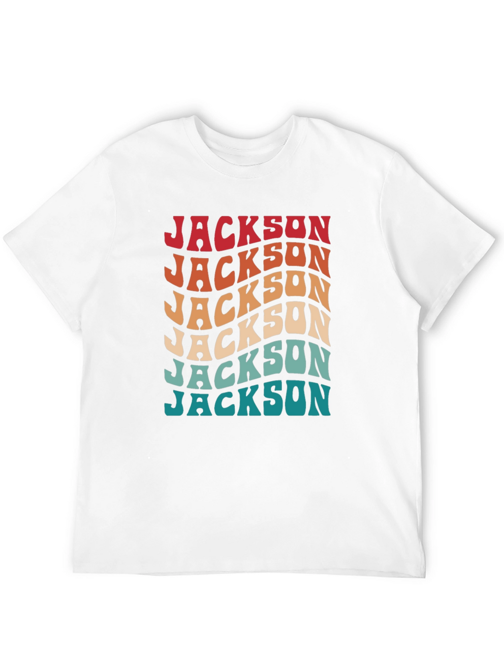 Retro Jackson T-Shirt - Personalized Name Tee