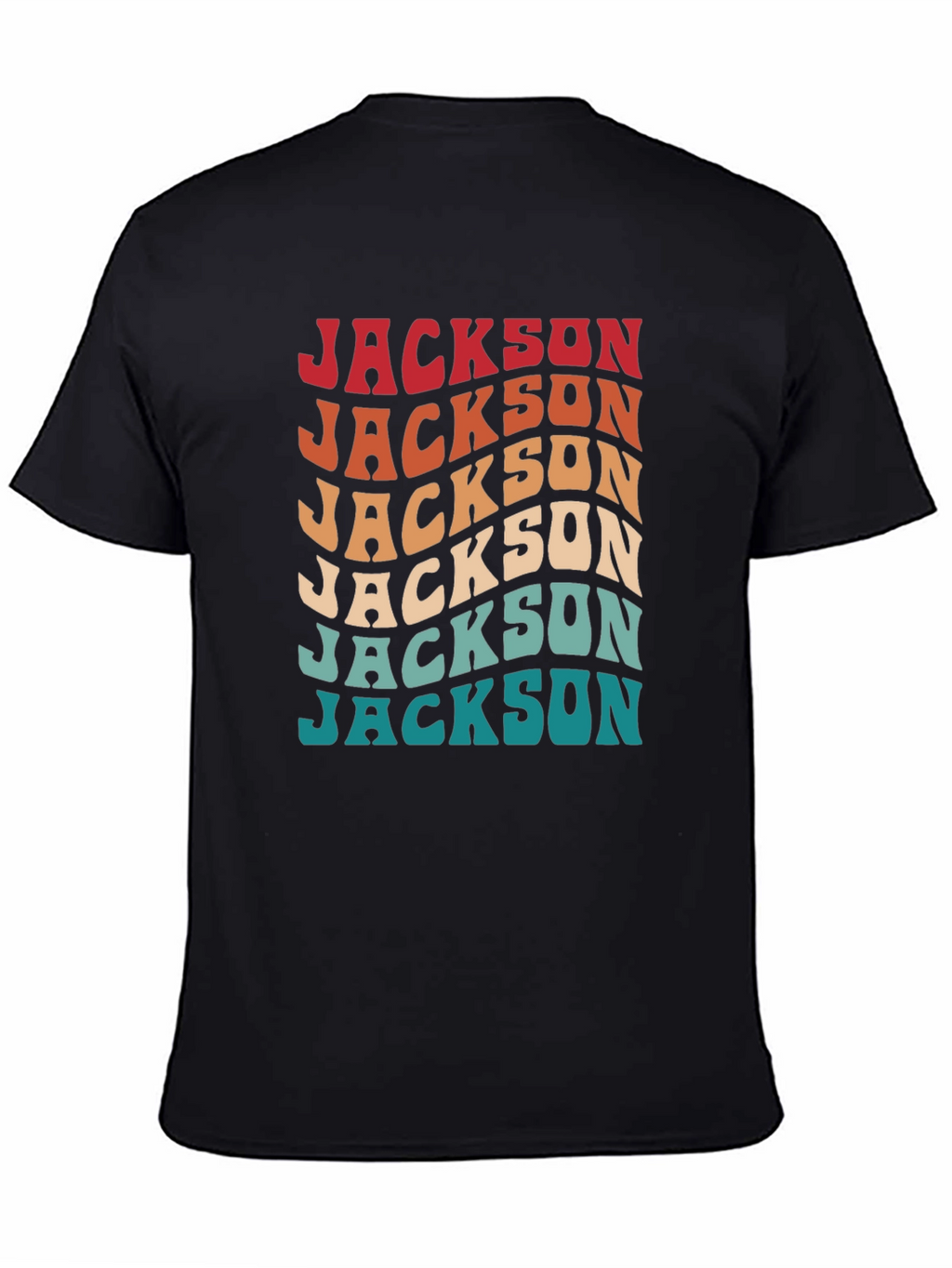 Retro Jackson T-Shirt - Personalized Name Tee