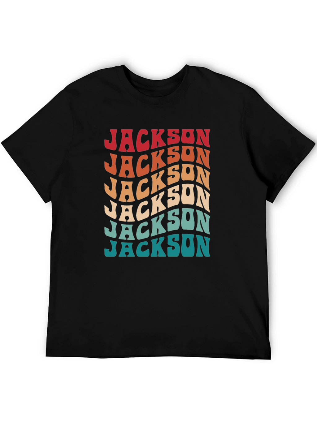 Retro Jackson T-Shirt - Personalized Name Tee