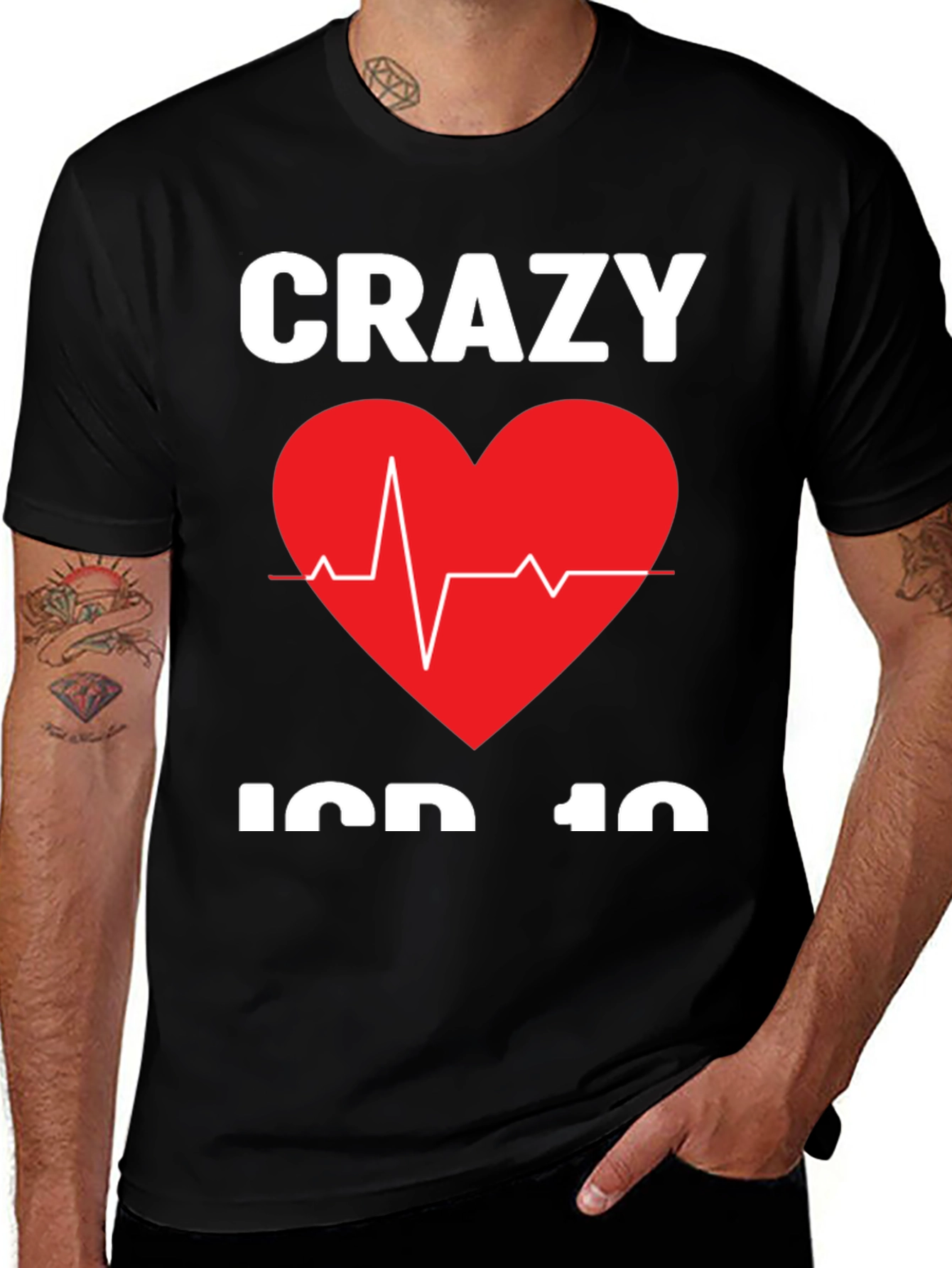 Crazy ICD-10 Heartbeat T-Shirt