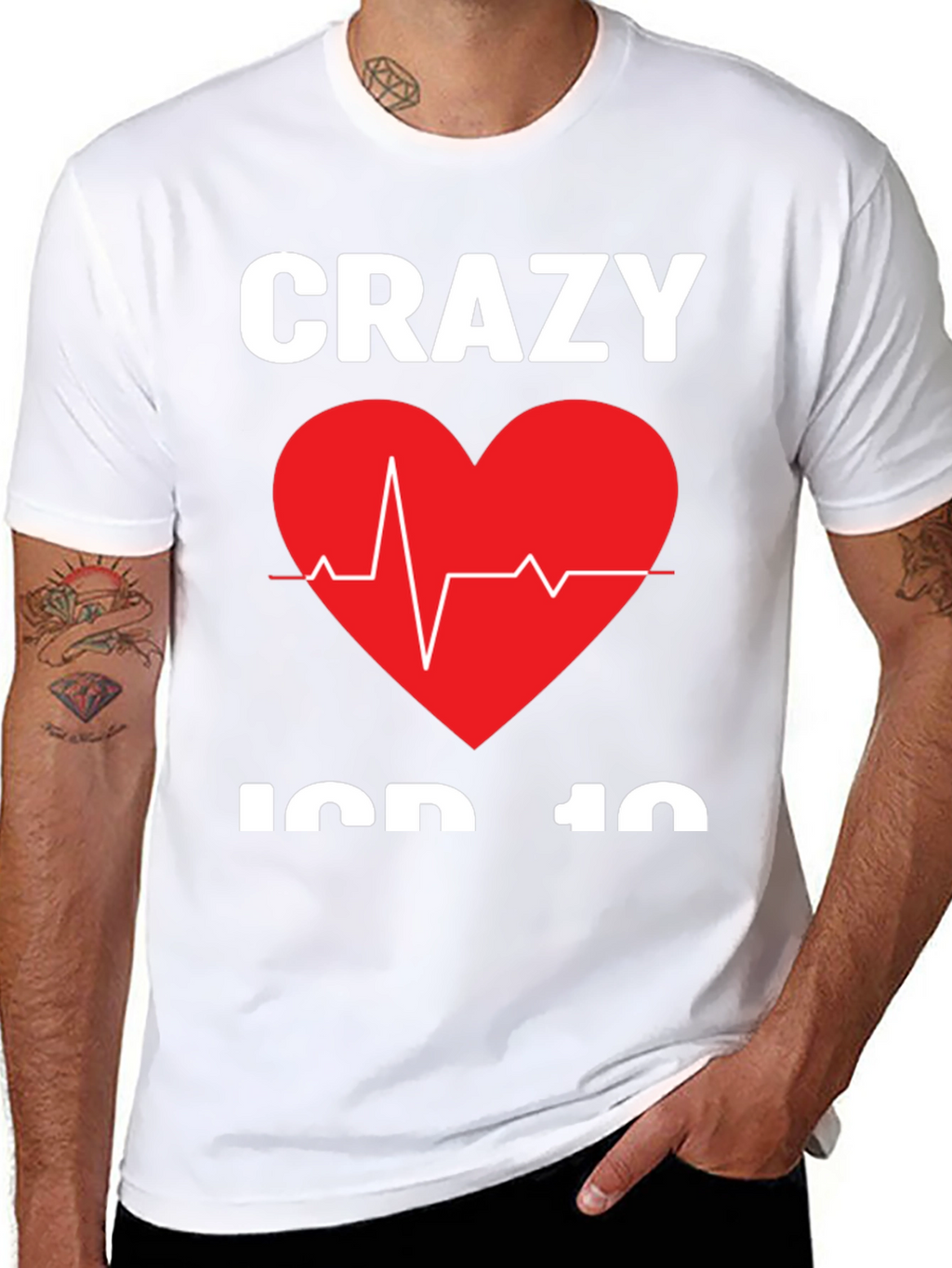 Crazy ICD-10 Heartbeat T-Shirt