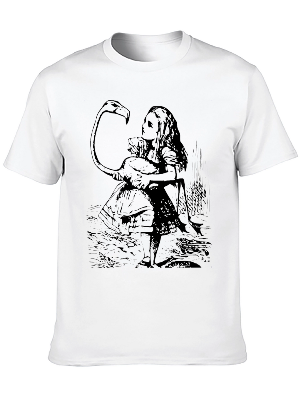 Alice in Wonderland Flamingo T-Shirt