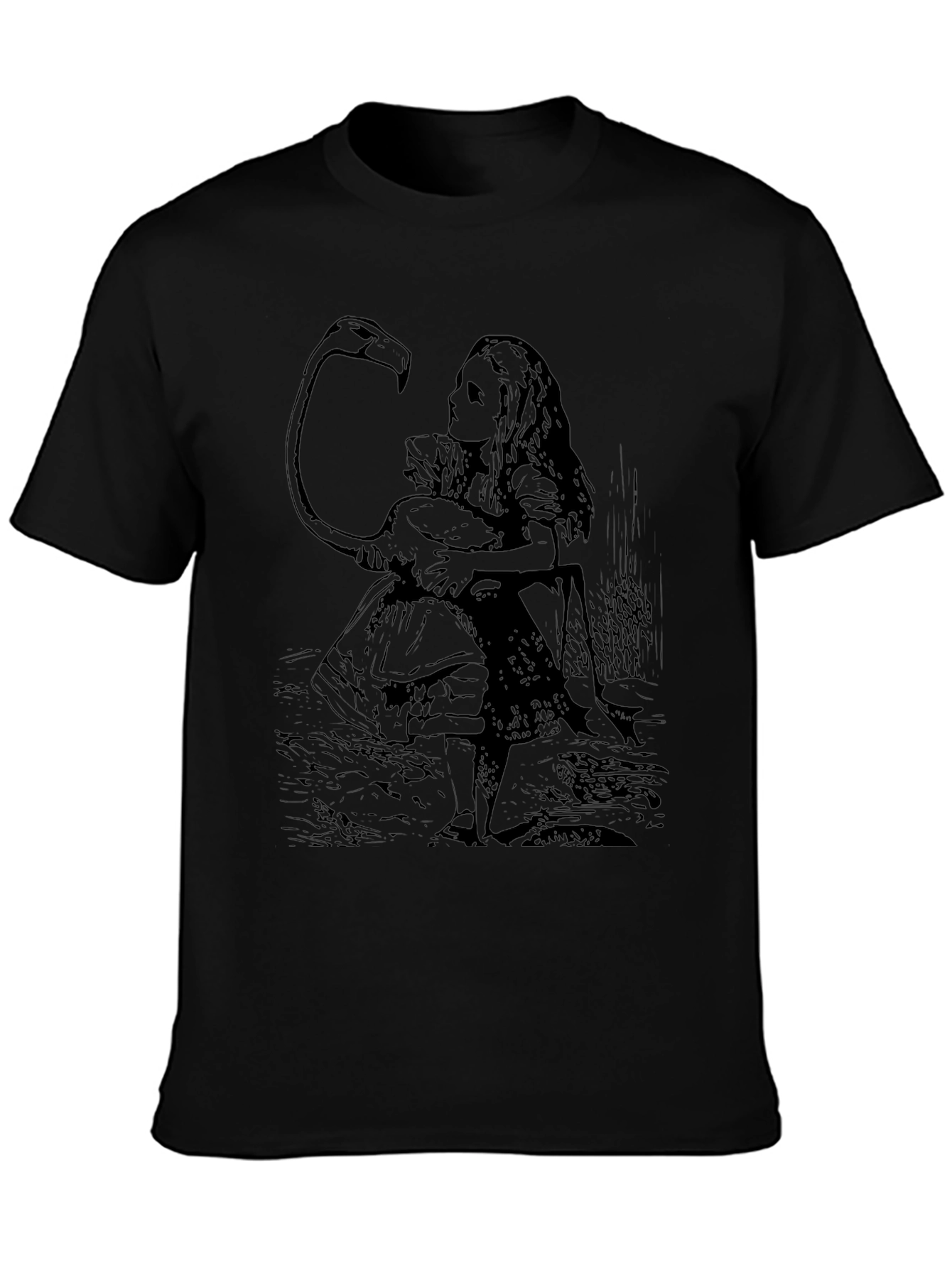Alice in Wonderland Flamingo T-Shirt