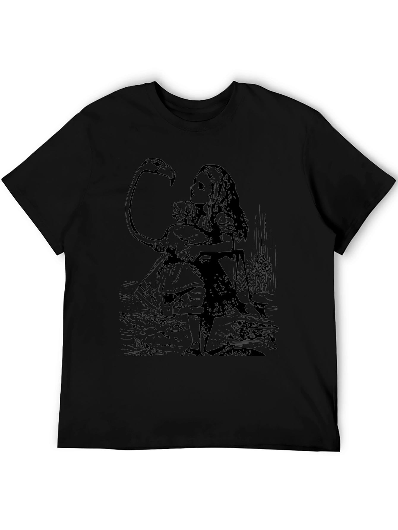 Alice in Wonderland Flamingo T-Shirt