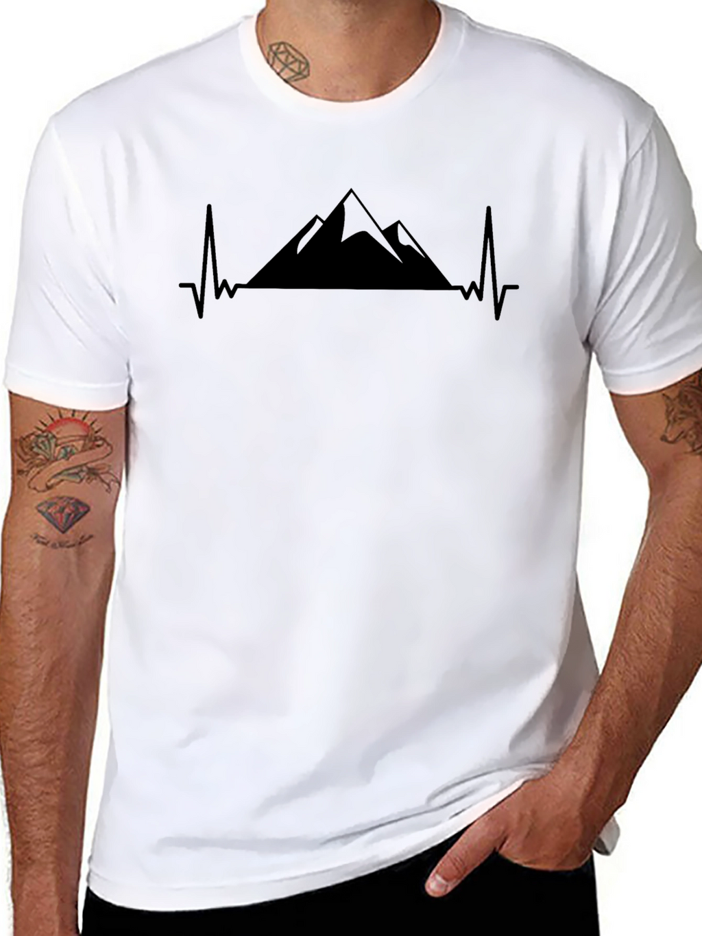 Mountain Heartbeat Graphic Tee
