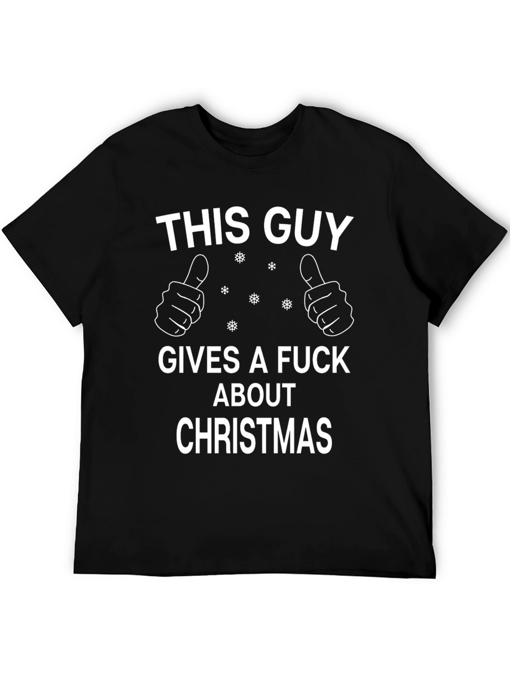 Funny Christmas T-Shirt - This Guy Gives a F*ck