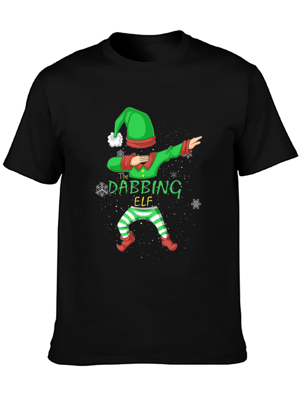 Dabbing Elf Christmas Holiday T-Shirt
