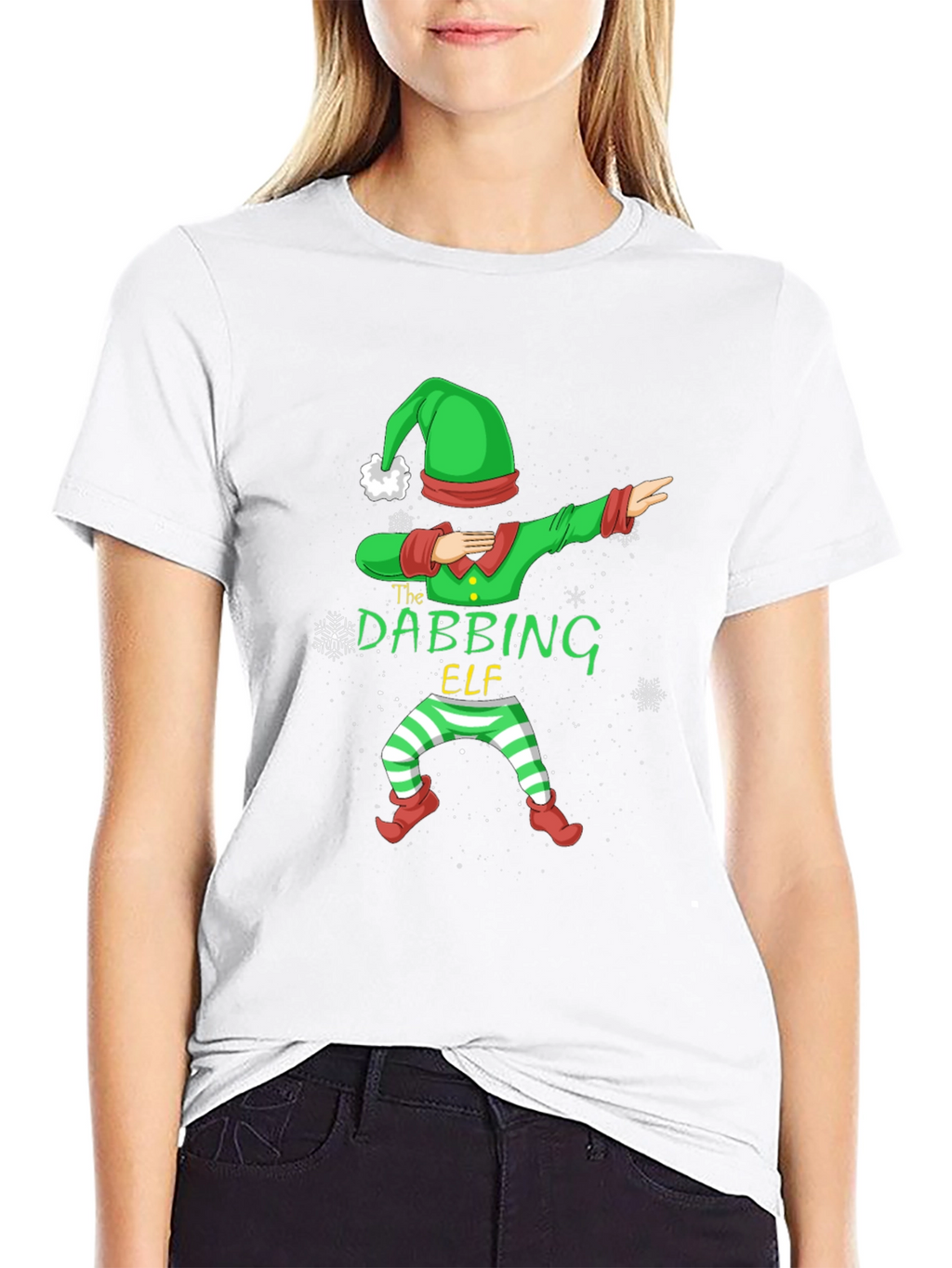 Dabbing Elf Christmas Holiday T-Shirt
