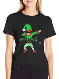 Dabbing Elf Christmas Holiday T-Shirt