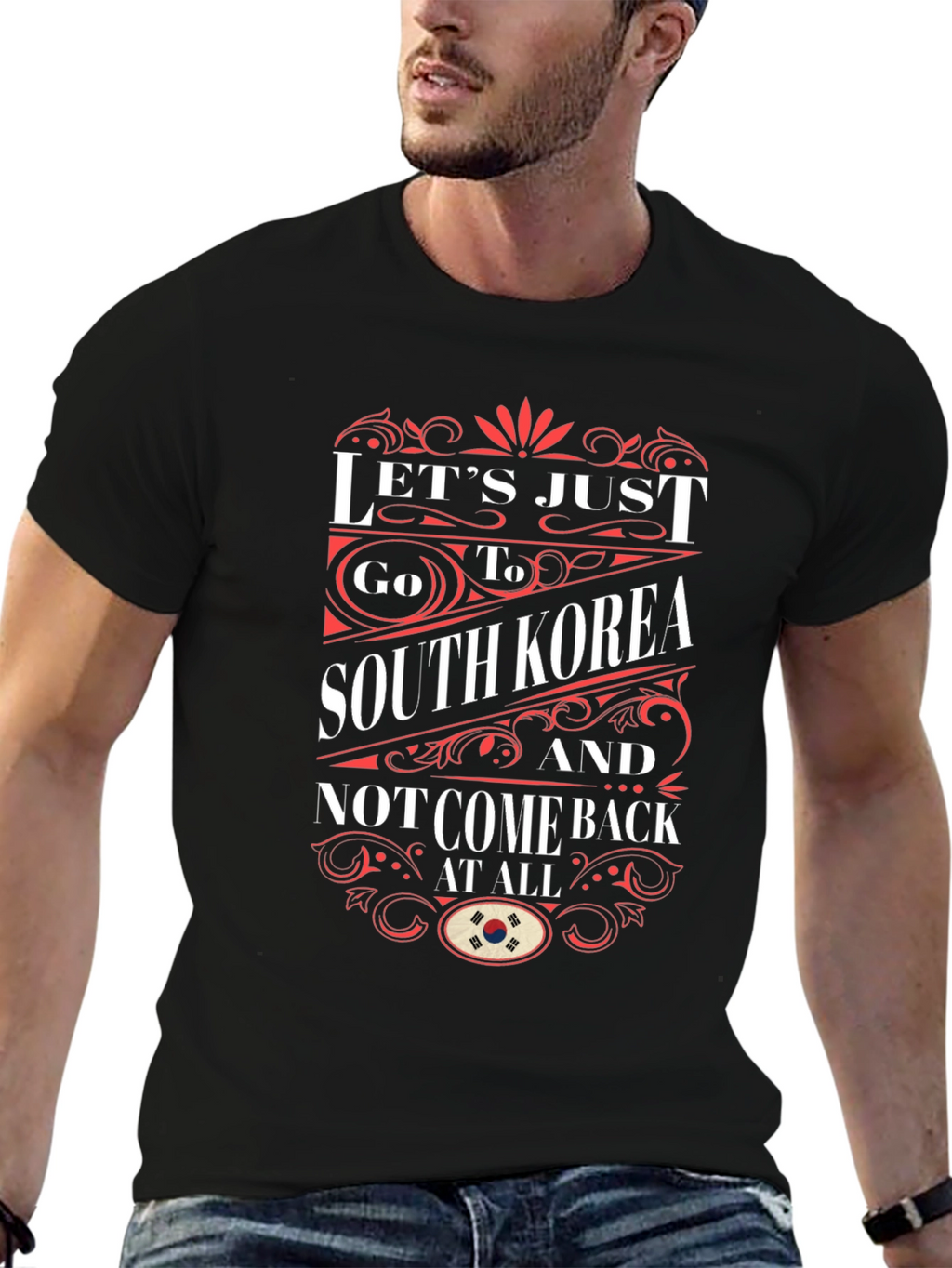 South Korea Graphic Tee - Travel Shirt