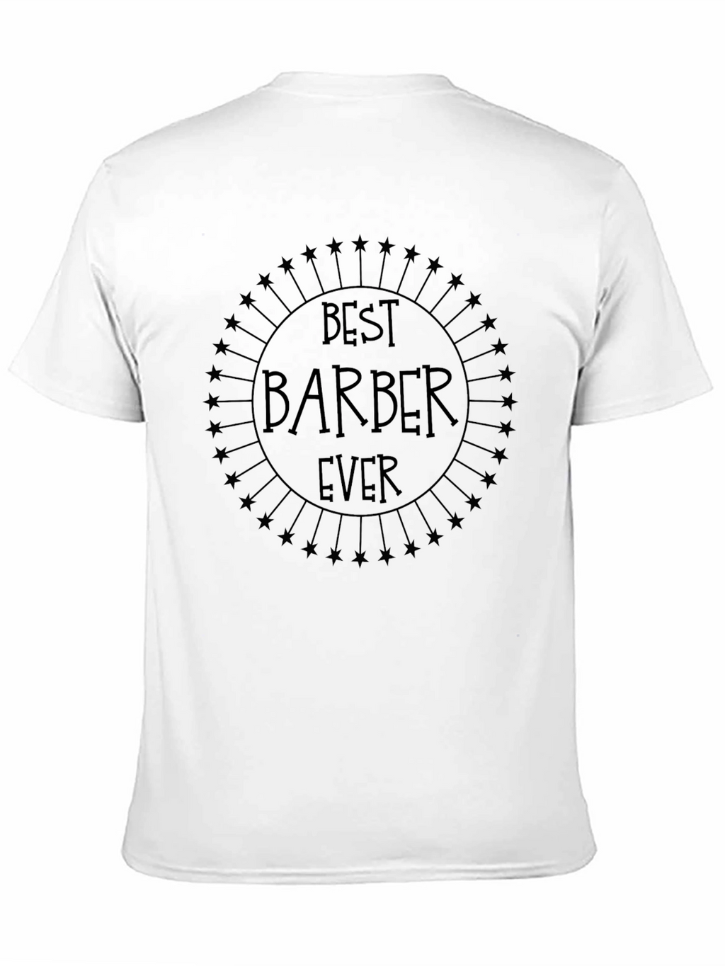 Best Barber Ever Graphic T-Shirt - Black