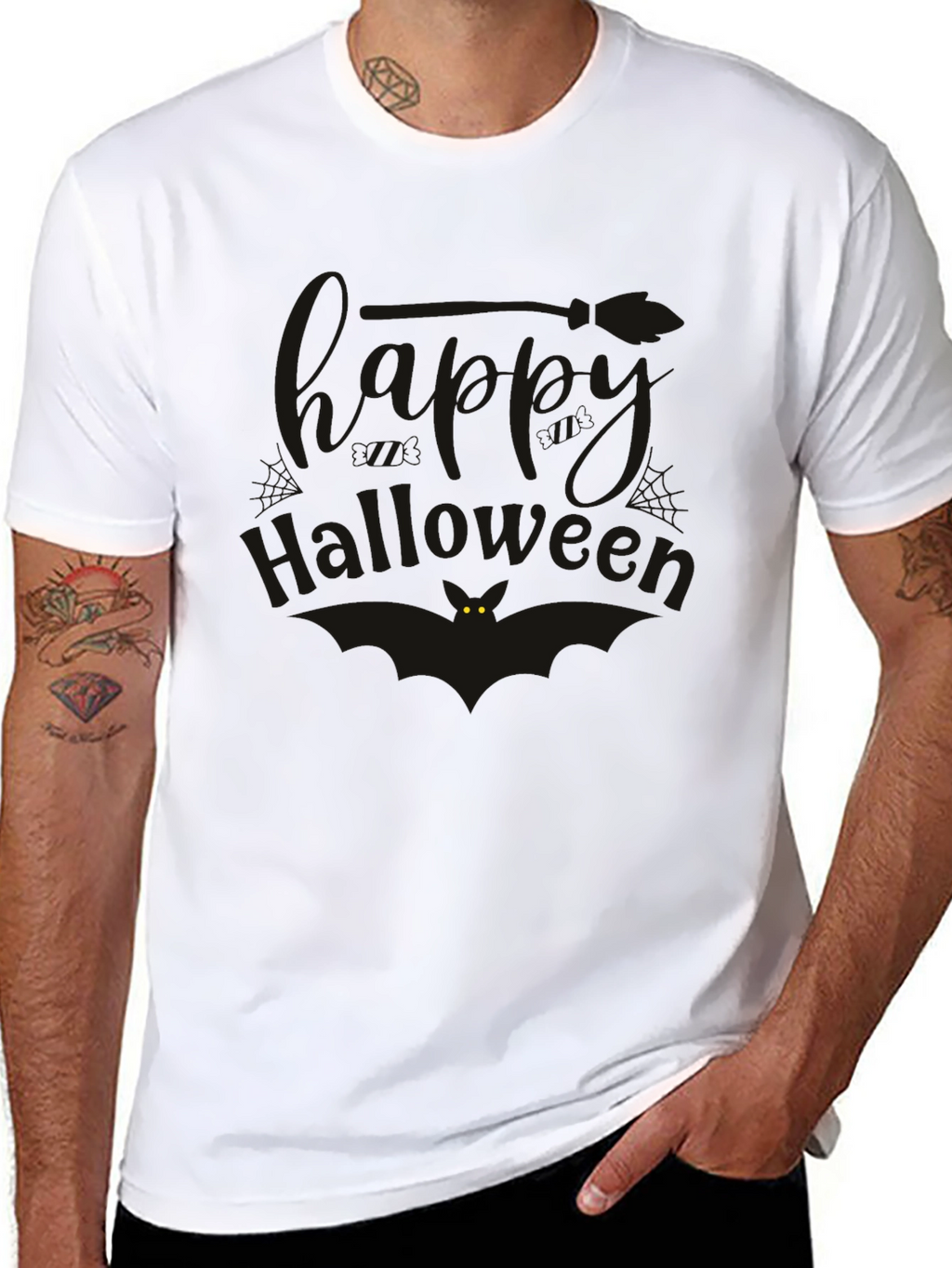 Halloween Bat T-Shirt - Spooky Season Apparel