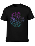 Musical Note Swirl Graphic Tee