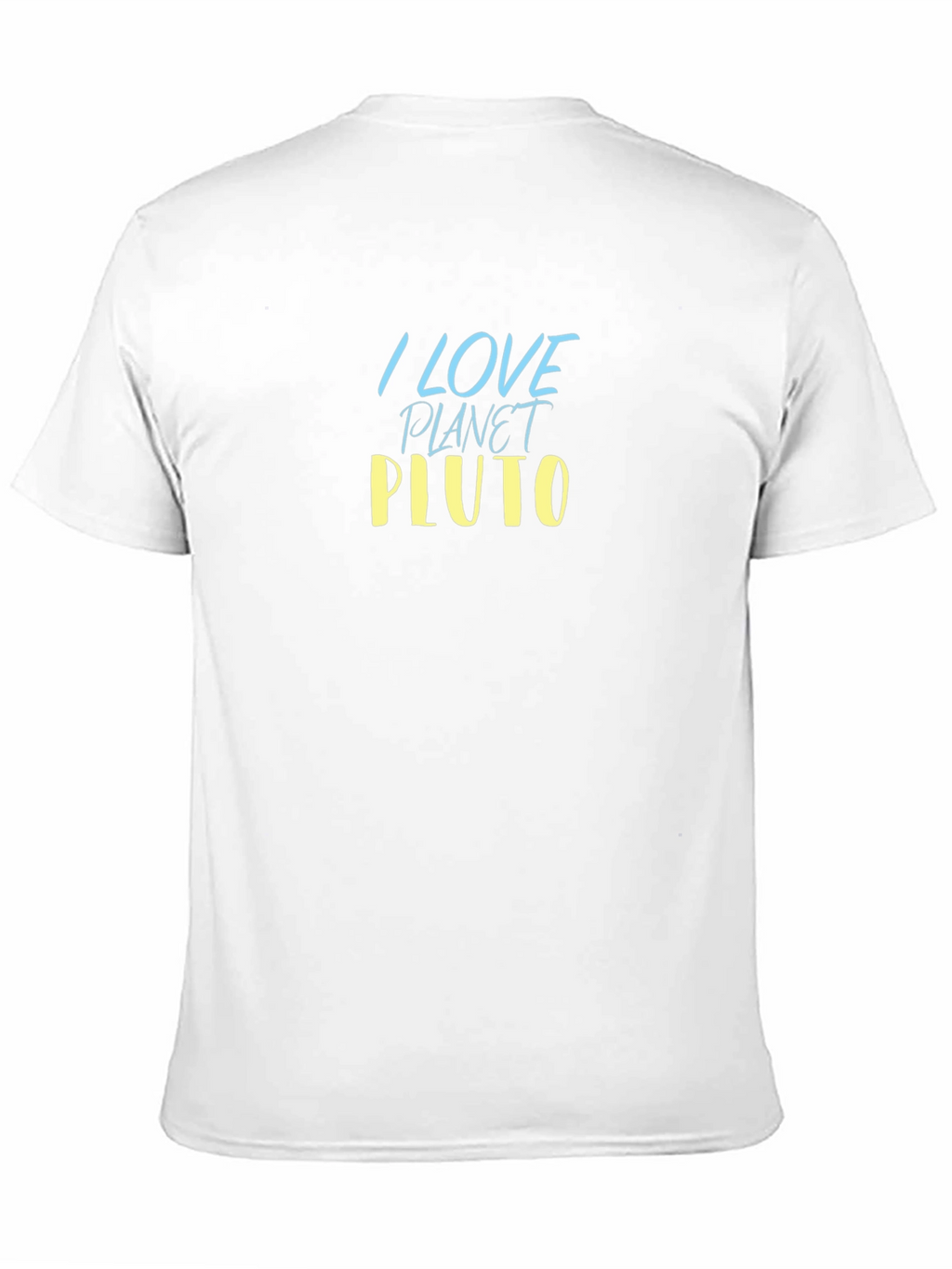 I Love Planet Pluto Black T-Shirt