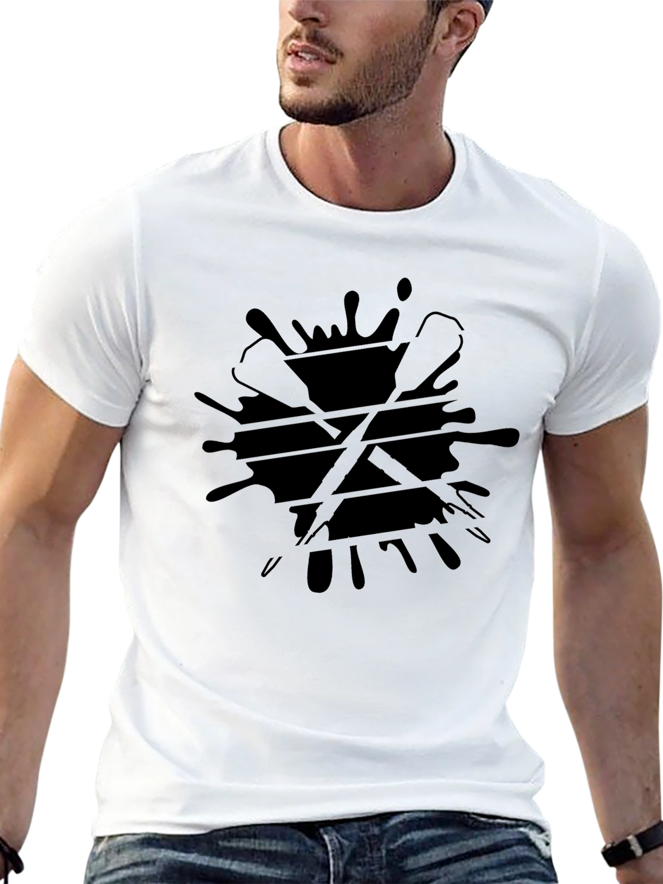 Lacrosse Sticks Black T-Shirt