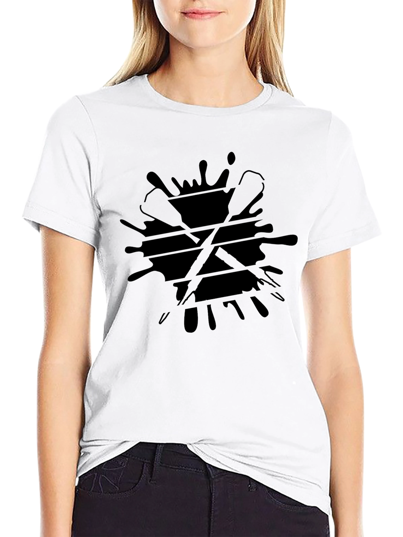 Lacrosse Sticks Black T-Shirt
